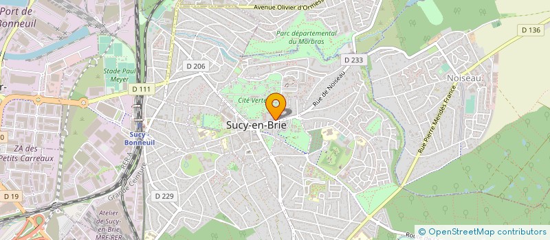 localisation de l'entreprise SYND INTER COM MAISON DES JEUNES DE SUCY à SUCY-EN-BRIE