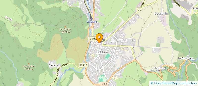 localisation de l'entreprise SYND INTER COM MICROCENT SUR LA JONCHE à LA MURE