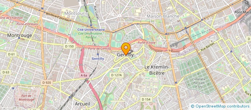 localisation de l'entreprise SYND INTER COM POUR CONST ET GESTI UN ST à GENTILLY