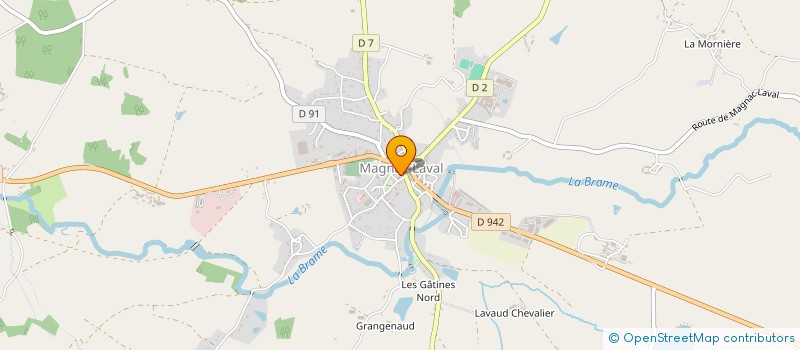 localisation de l'entreprise SYND INTER COM RAMAS SCOLA MAGNAC LAVAL  MAGNAC-LAVAL