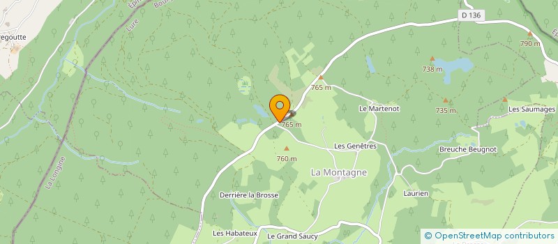 localisation de l'entreprise SYND INTER COM VALLEE DU HAUT BREUCHIN  LA ROSIERE