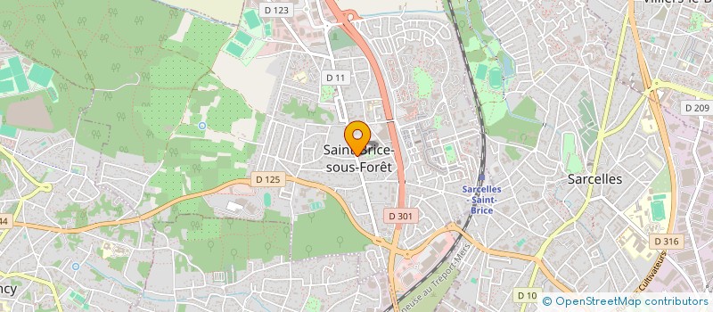 localisation de l'entreprise SYND INTER COMMU ETUDE CREAT TRANS URBAI à SAINT-BRICE-SOUS-FORET