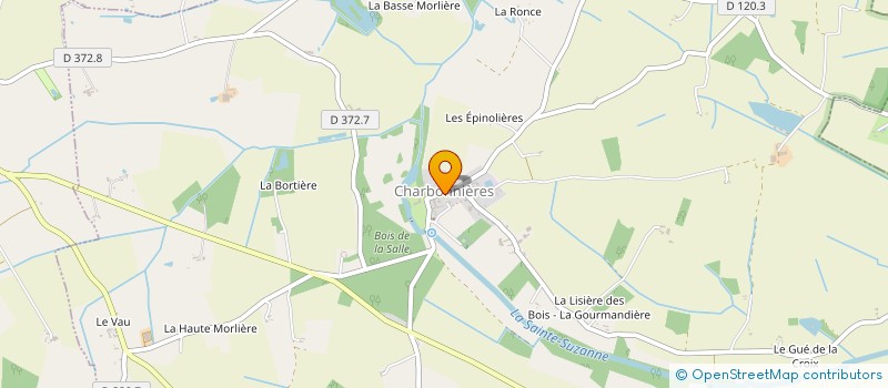 localisation de l'entreprise SYND INTER COMMUNAL DES EAUX CHARBONNIER à CHARBONNIERES