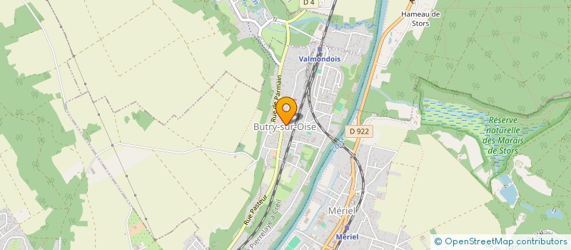 localisation de l'entreprise SYND INTER COMMUNAL TERRAIN SPORTS à BUTRY-SUR-OISE