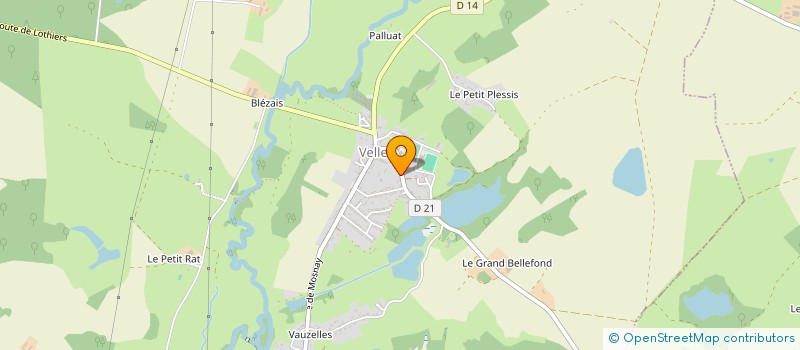 localisation de l'entreprise SYND INTER EAUX VELLES ARTHON BUXIERES à VELLES