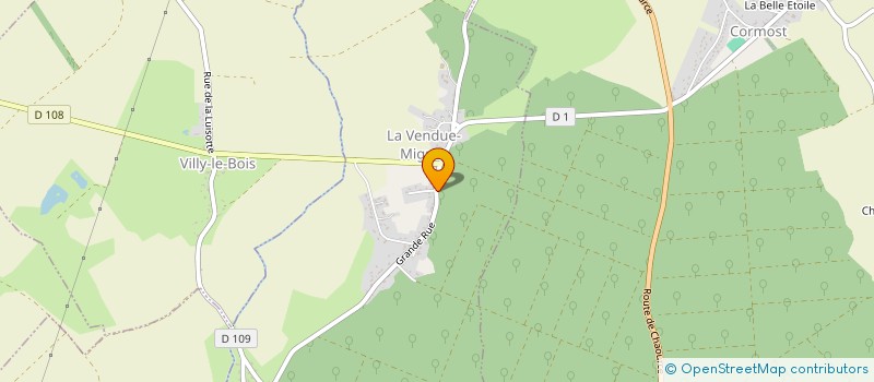 localisation de l'entreprise SYND INTER GESTION FORESTIERE D'AUMONT  LA VENDUE-MIGNOT