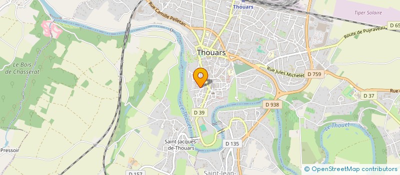 localisation de l'entreprise SYND INTER SECTEUR NORD DEUX SEVRES à THOUARS