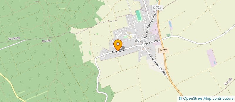 localisation de l'entreprise SYND INTERC CENTRE SECOURS DE BOUILLY à BOUILLY
