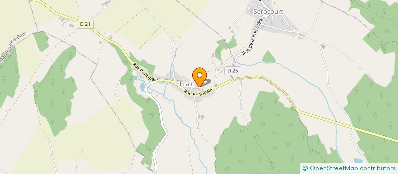 localisation de l'entreprise SYND INTERC DES EAUX DE BEL AIR à FRAIN