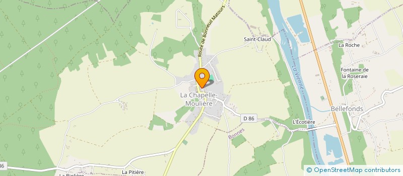 localisation de l'entreprise SYND INTERC DEVELOP PAYS VIENNE MOULIERE à BONNEUIL-MATOURS