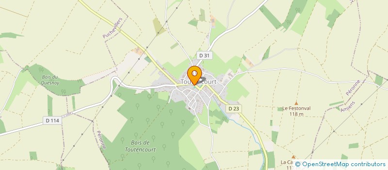 localisation de l'entreprise SYND INTERC SCOL HERISSART-TOUTENCOURT  TOUTENCOURT