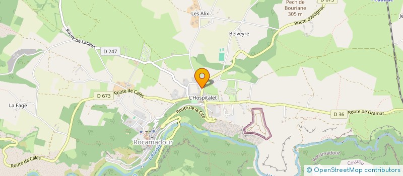 localisation de l'entreprise SYND INTERCOM ADDUCTION EAU POTABLE ASSAINISSEMENT ALVIGNAC MONTVALENT  ALVIGNAC