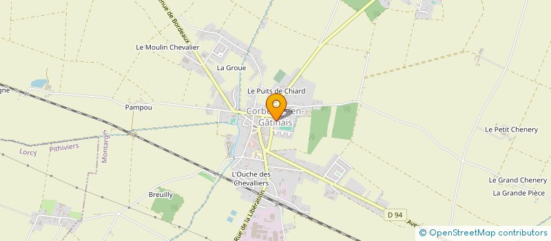 localisation de l'entreprise SYND INTERCOM ADDUCTION EAU POTABLE CORBEILLES BORDEAUX EN GATINAIS LORCY à CORBEILLES