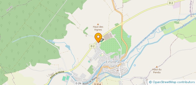 localisation de l'entreprise SYND INTERCOM COLLEGE D'EINVILLE AU JARD à EINVILLE-AU-JARD