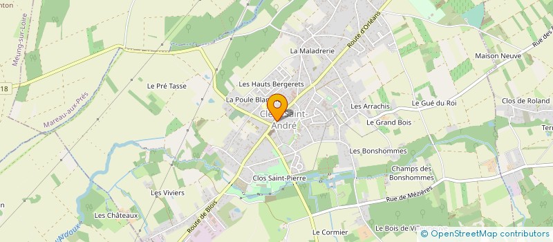 localisation de l'entreprise SYND INTERCOM CRECHE FAMIL MARMOUSETS à CLERY-SAINT-ANDRE