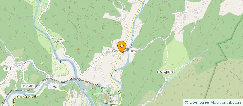 localisation de l'entreprise SYND INTERCOM DEFENSE FORETS CONTRE INCENDIE BASSES VALLEES CEVENOLES  GENERARGUES