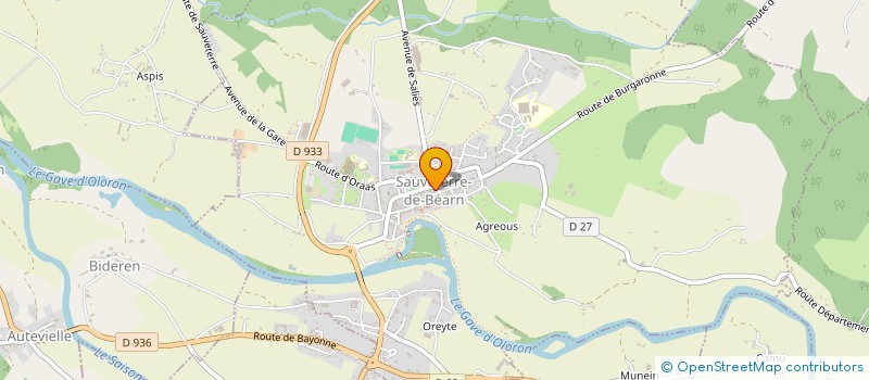 localisation de l'entreprise SYND INTERCOM DES GAVES DU SALEYS à SAUVETERRE-DE-BEARN