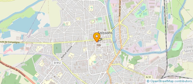localisation de l'entreprise SYND INTERCOM DES TRANSPORTS URBAINS SOISSONNAIS  SOISSONS