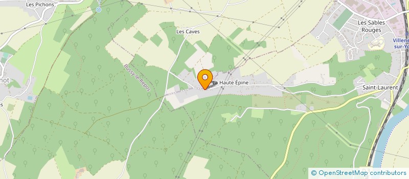 localisation de l'entreprise SYND INTERCOM DU LEGS THENARD à VILLENEUVE-SUR-YONNE