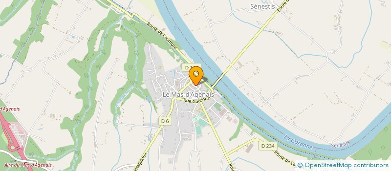localisation de l'entreprise SYND INTERCOM EAUX DU SUD DE MARMANDE à CAUMONT-SUR-GARONNE