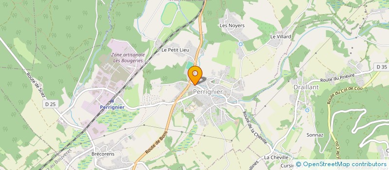 localisation de l'entreprise SYND INTERCOM ECOLE MATERNELL CHAINETTES à PERRIGNIER