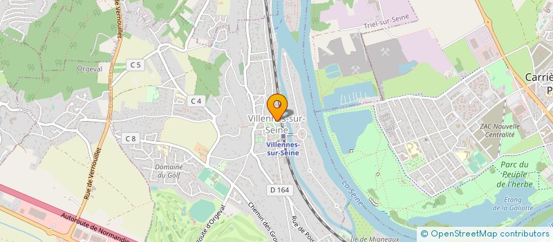 localisation de l'entreprise SYND INTERCOM ELECTRICITE REG VILLENNES  VILLENNES-SUR-SEINE