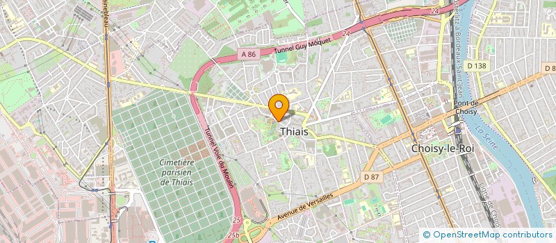 localisation de l'entreprise SYND INTERCOM ETS SECOND EQUIP SPORT... à THIAIS
