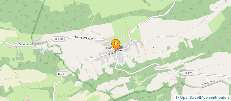 localisation de l'entreprise SYND INTERCOM GESTION DU REGROUPEMENT PEDAGOGIQUE LANDRESSE VILLERS CHIEF  LANDRESSE