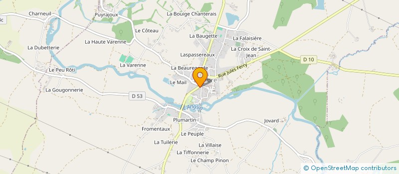 localisation de l'entreprise SYND INTERCOM GESTION GOLF DES ROSIERS à BELABRE