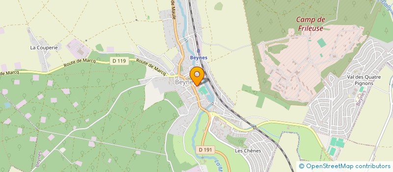 localisation de l'entreprise SYND INTERCOM GESTION LA BARBACANE à BEYNES