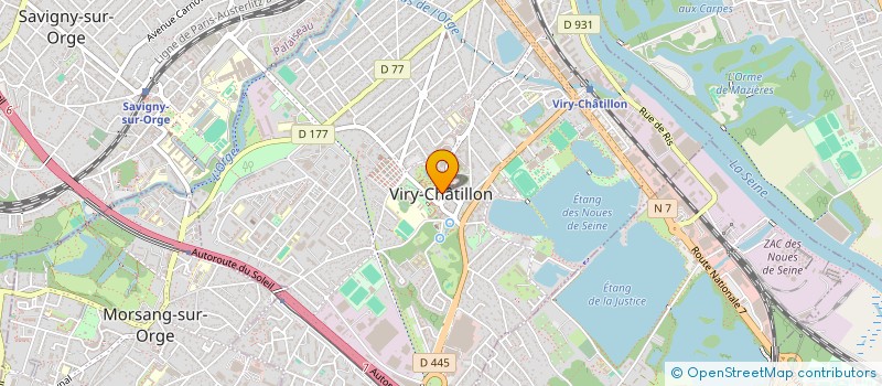 localisation de l'entreprise SYND INTERCOM MISE VALEUR DES LACS VIRY à VIRY CHATILLON