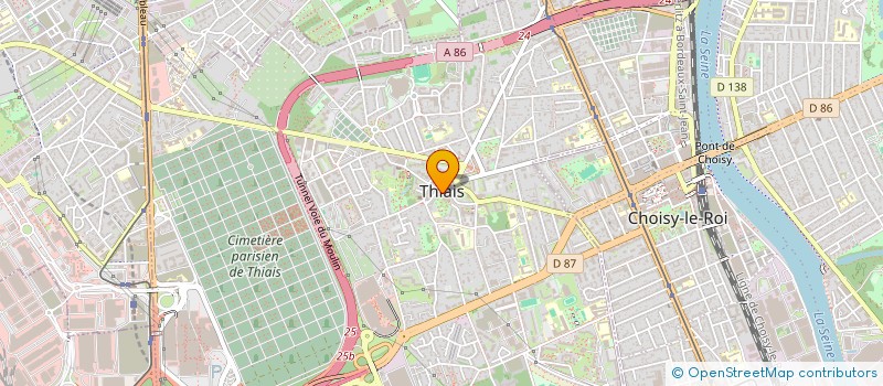 localisation de l'entreprise SYND INTERCOM PARTICIP CAPITAL SAGAMARIS à THIAIS