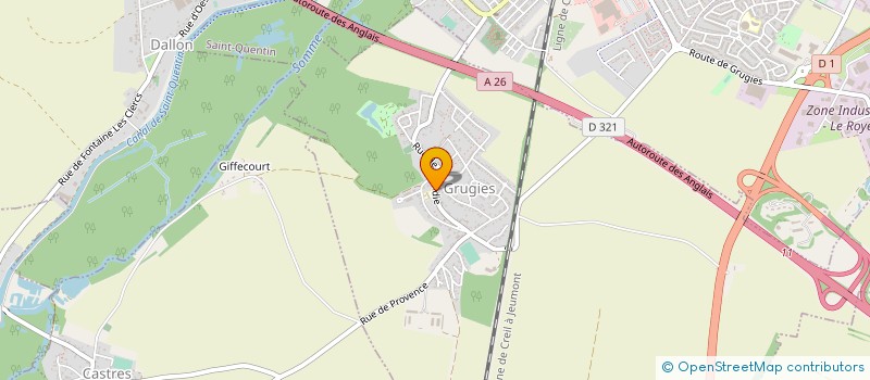 localisation de l'entreprise SYND INTERCOM POLE EDUCATIF GRUGIES à GRUGIES