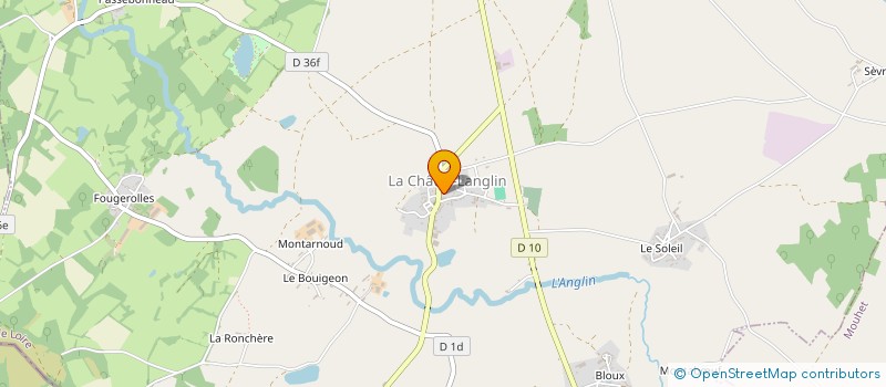 localisation de l'entreprise SYND INTERCOM REGROUP PEDAGOGIQUE MOUHET à LA CHATRE-LANGLIN