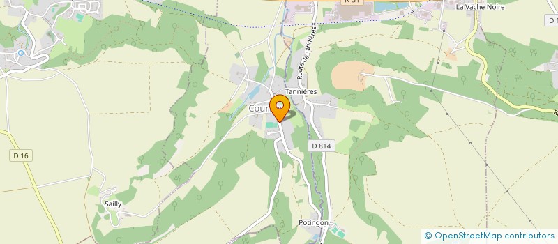 localisation de l'entreprise SYND INTERCOM REGROUPT PEDAG COURTIEUX  COURTIEUX