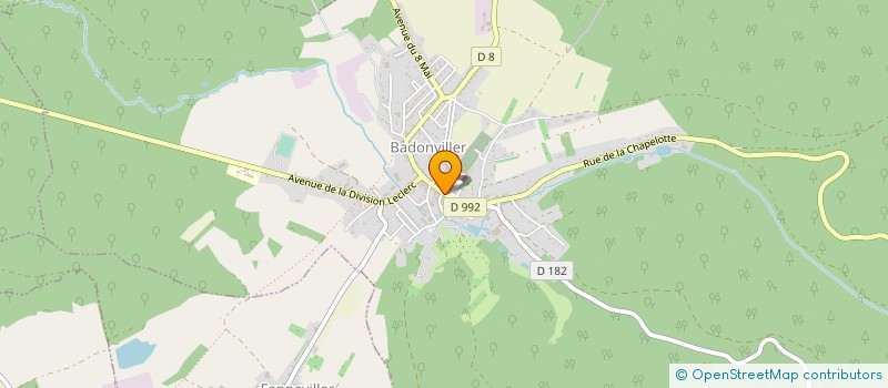 localisation de l'entreprise SYND INTERCOM SCOLAIRE DE BADONVILLER à BADONVILLER