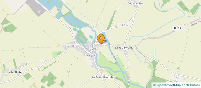 localisation de l'entreprise SYND INTERCOM TRANSPORT SCOLAIRE ALLUYES à ALLUYES