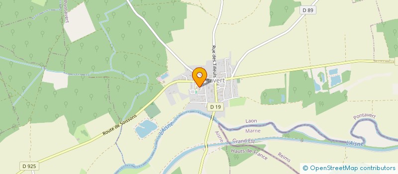 localisation de l'entreprise SYND INTERCOM VALLEE DES DEUX CANTONS à PONTAVERT