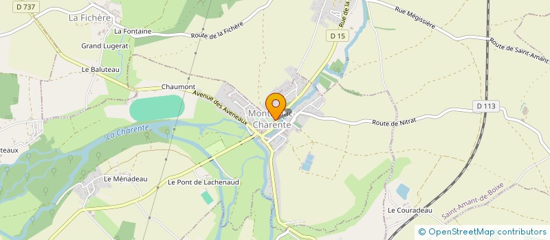 localisation de l'entreprise SYND INTERCOM VOCATION SCOLAIRE... à MONTIGNAC-CHARENTE