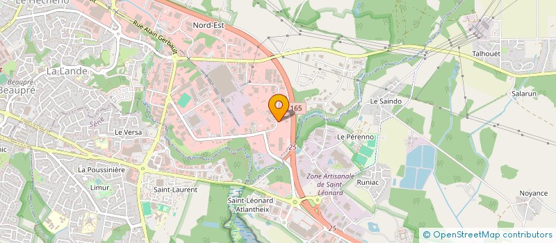 localisation de l'entreprise SYND INTERCOM VOIRIE DE L'EST DE VANNES à VANNES