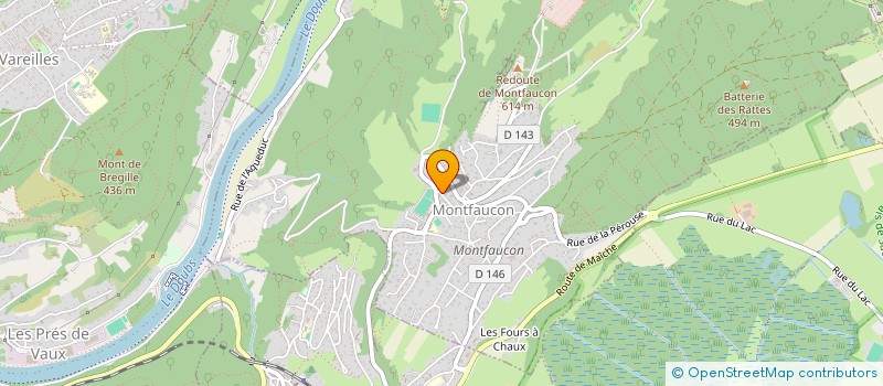 localisation de l'entreprise SYND INTERCOMM GESTION ENTRETIEN STADES à MONTFAUCON