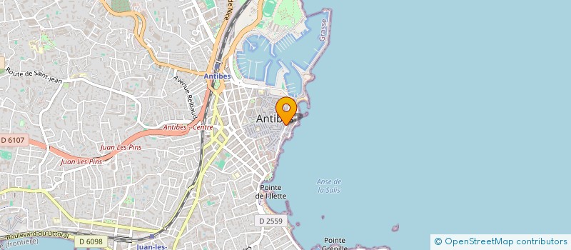 localisation de l'entreprise SYND INTERCOMM LITTOR RIVE VAR à ANTIBES
