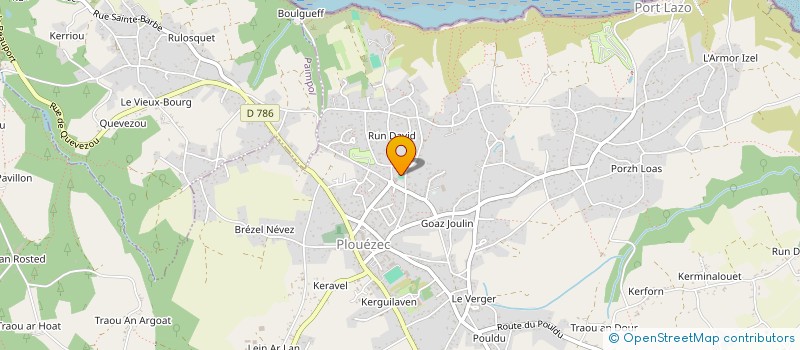 localisation de l'entreprise SYND INTERCOMMUNAL A VOCATION MULTIPLE DE BREHEC  PLOUEZEC