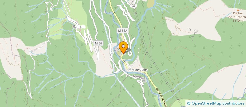 localisation de l'entreprise SYND INTERCOMMUNAL A VOCATION MULTIPLE DE LA TINEE à CLANS