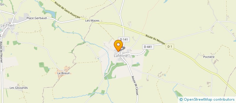localisation de l'entreprise SYND INTERCOMMUNAL A VOCATION PEDAGOGIQUE DE MONETAY CONTIGNY à MONETAY-SUR-ALLIER