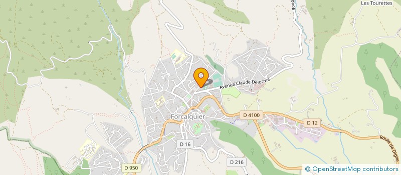 localisation de l'entreprise SYND INTERCOMMUNAL A VOCATION SOCIALE CASIC à FORCALQUIER