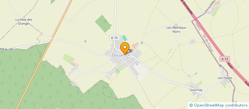 localisation de l'entreprise SYND INTERCOMMUNAL A VOCATION SOCIALRIE DU PLATEAU DE MADRIE  DOUAINS