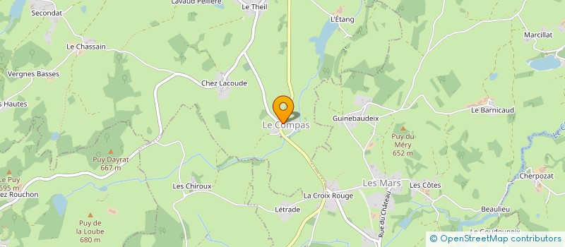 localisation de l'entreprise SYND INTERCOMMUNAL A VOCATION UNIQUE DE L'ETANG NEUF à DONTREIX
