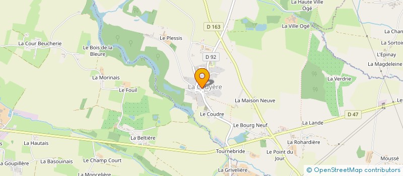 localisation de l'entreprise SYND INTERCOMMUNAL A VOCATION UNIQUE UN CENTRE DE SECOURS A LA COUYERE à LA COUYERE