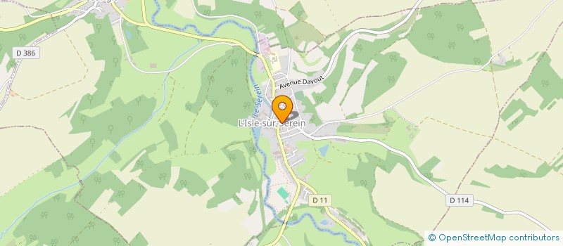 localisation de l'entreprise SYND INTERCOMMUNAL D ALIMENTATION EN EAU POTABLE DE JOUX LA VILLE ET PRECY LE SEC à JOUX-LA-VILLE